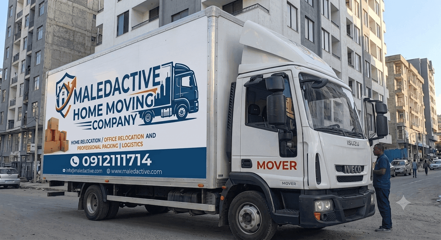 Maledactive Movers truck